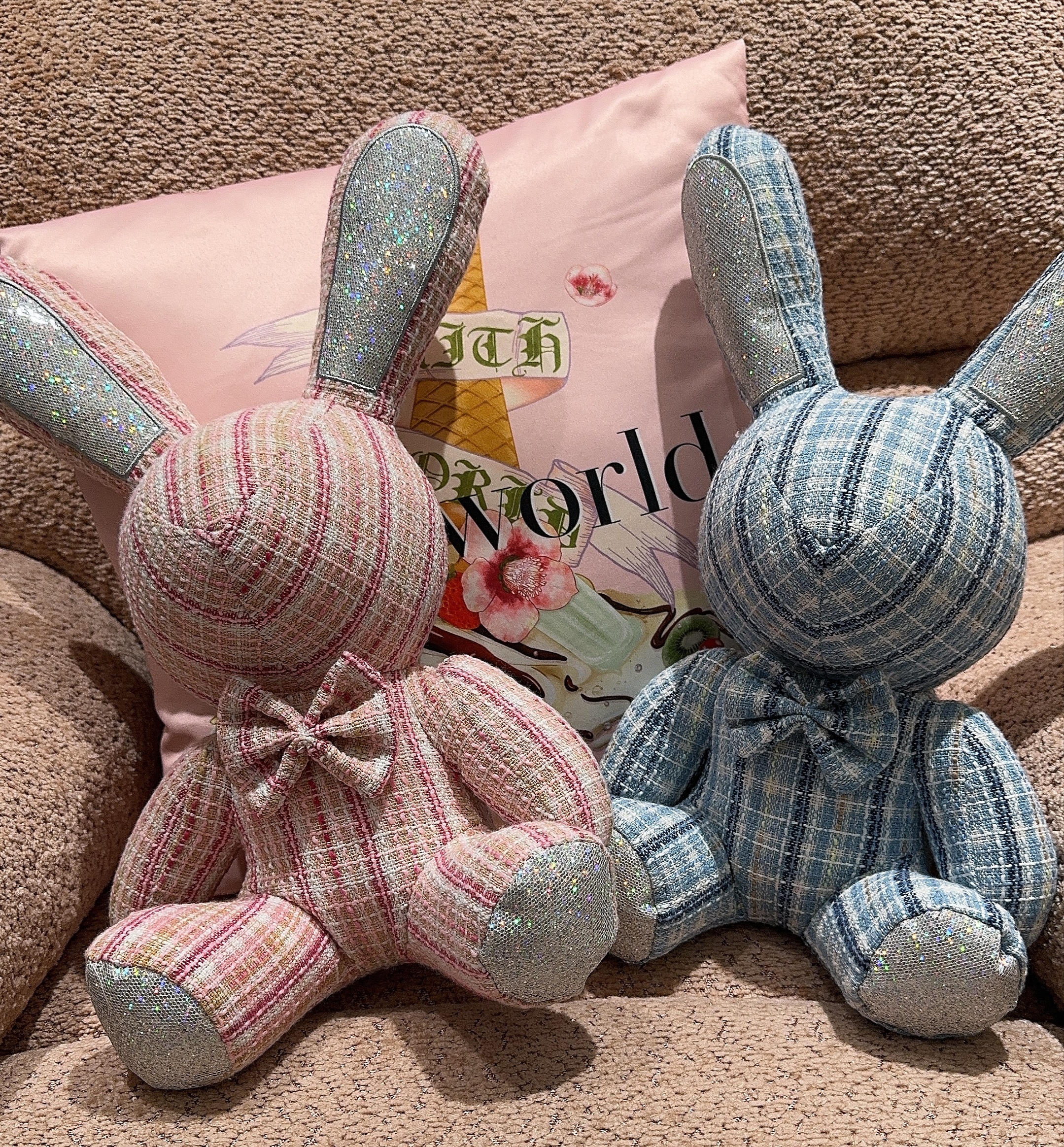 mithworld 晴空蓝刀切牛仔阔腿裤