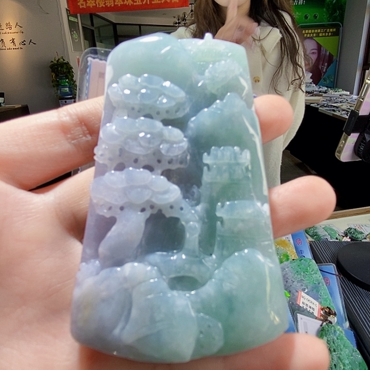 颈饰未镶嵌翡翠翡翠
