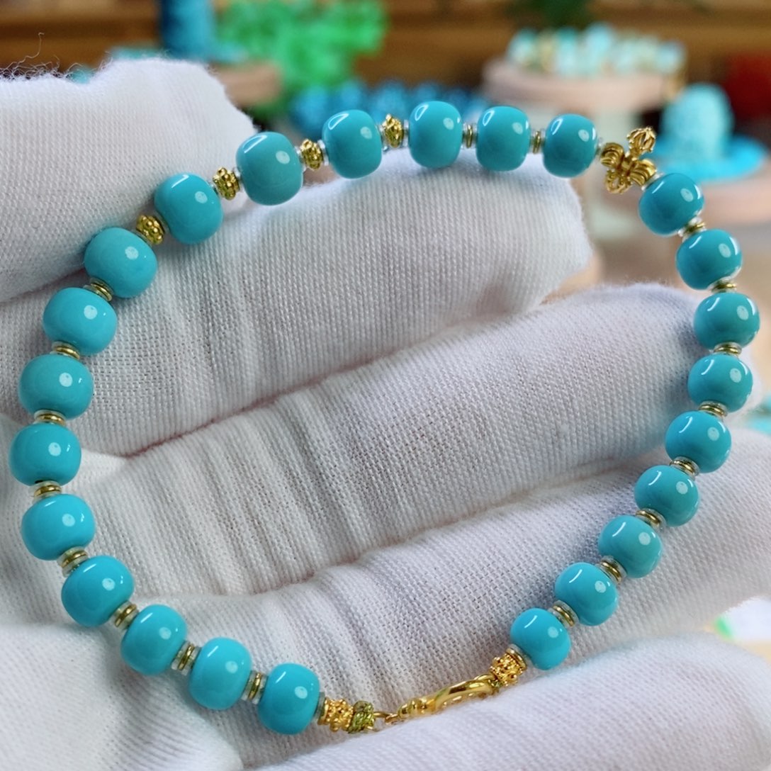 绿松石18K金镶嵌其他