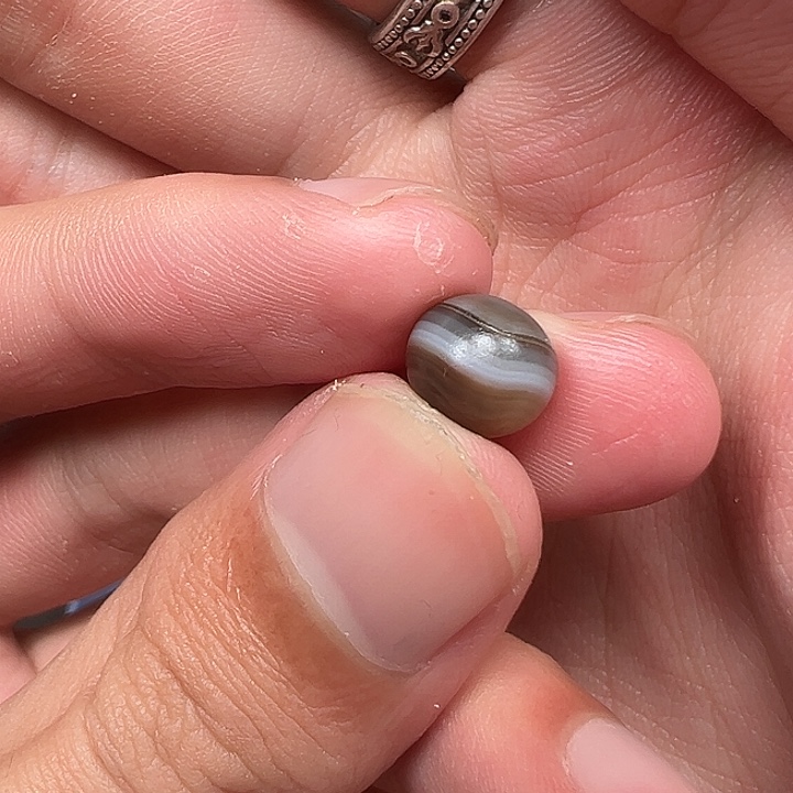 玛瑙/玉髓未镶嵌珠宝半成品T046 8.5*7.4