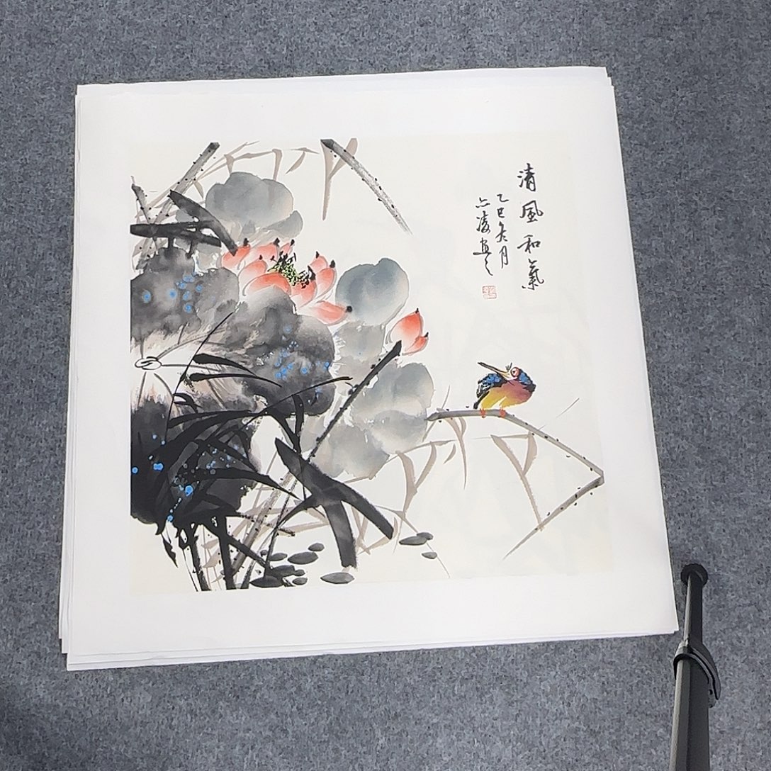 国画50*50纯手绘刘亦凌
