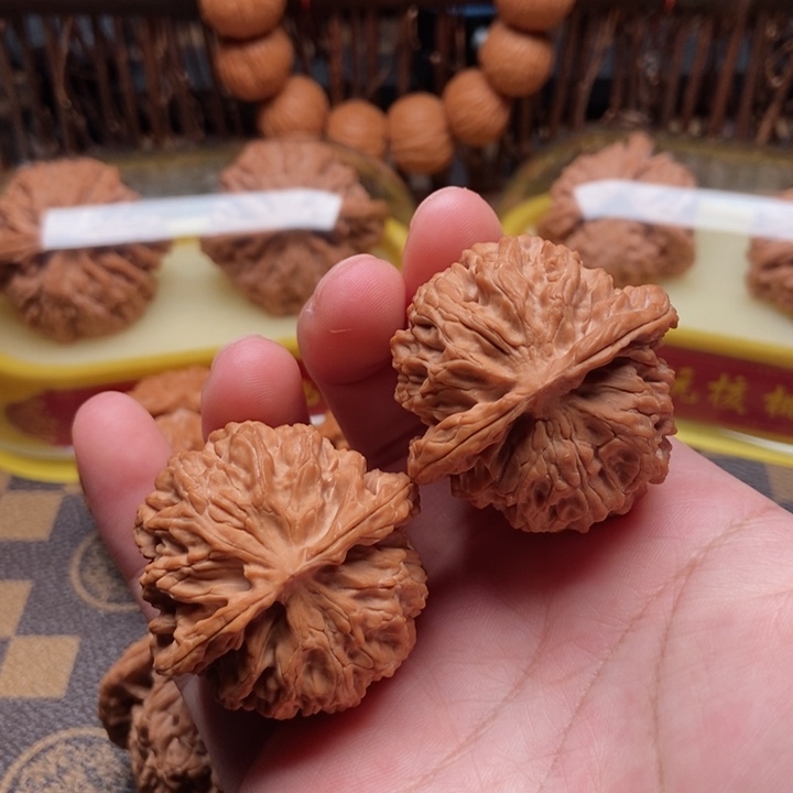 文玩核桃吊坠苹果园39全品白茬