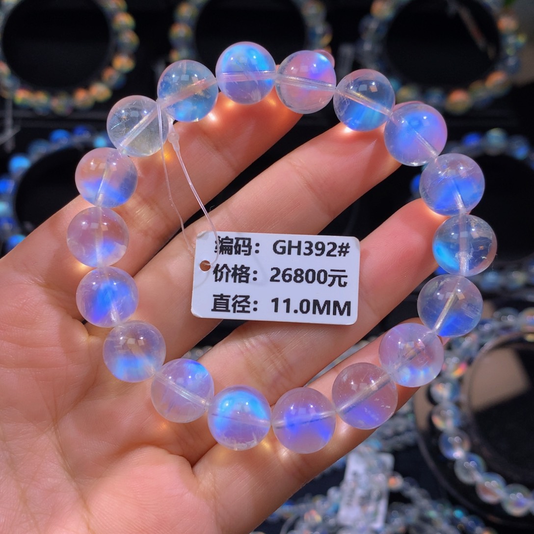 月光石手链未镶嵌GH392 11.0mm
