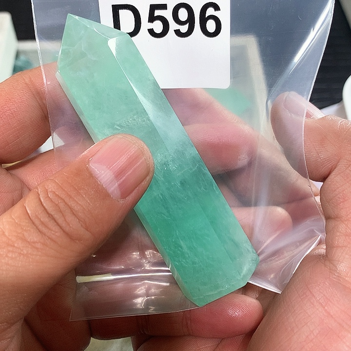 水晶天然水晶柱子D596未镶嵌米*