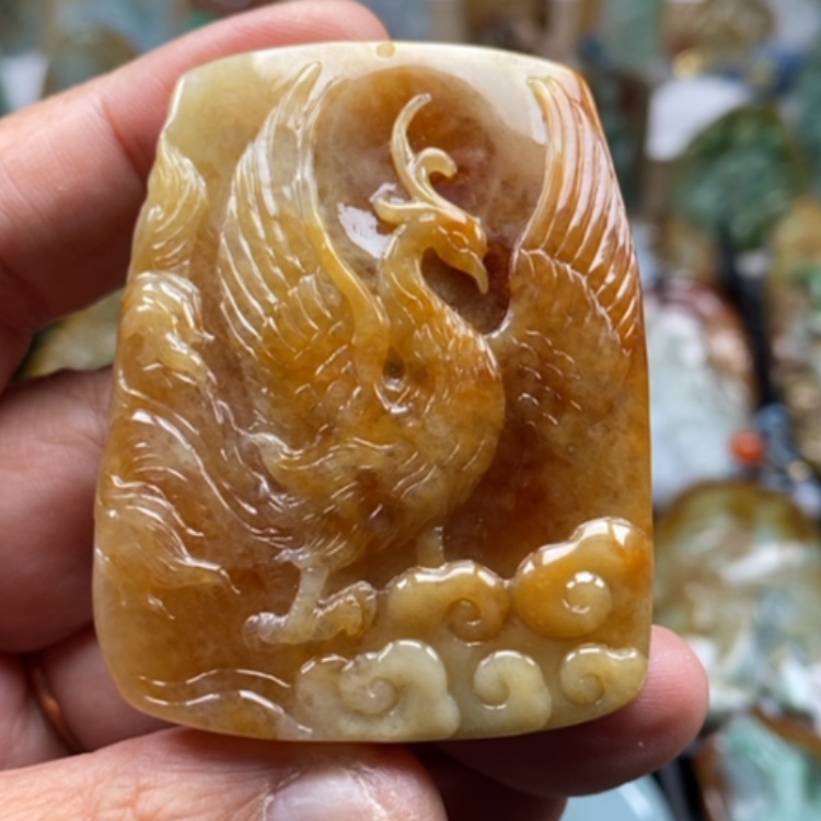 【闪购商品】翡翠颈饰未镶嵌缅甸翡翠A货吊坠