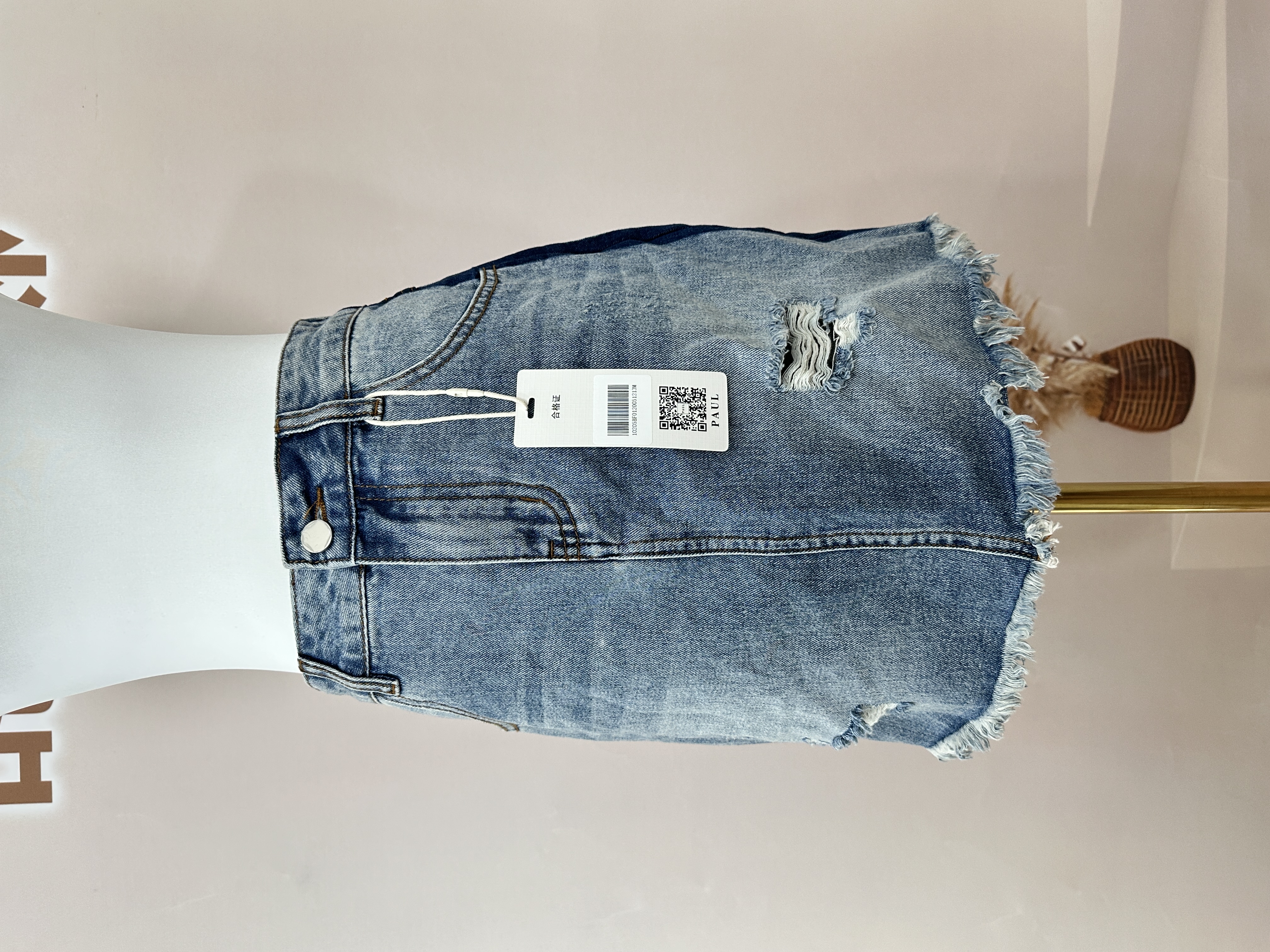 【下单无需备注自选尺码】半身裙包臀裙短裙牛仔裙牛仔风C024