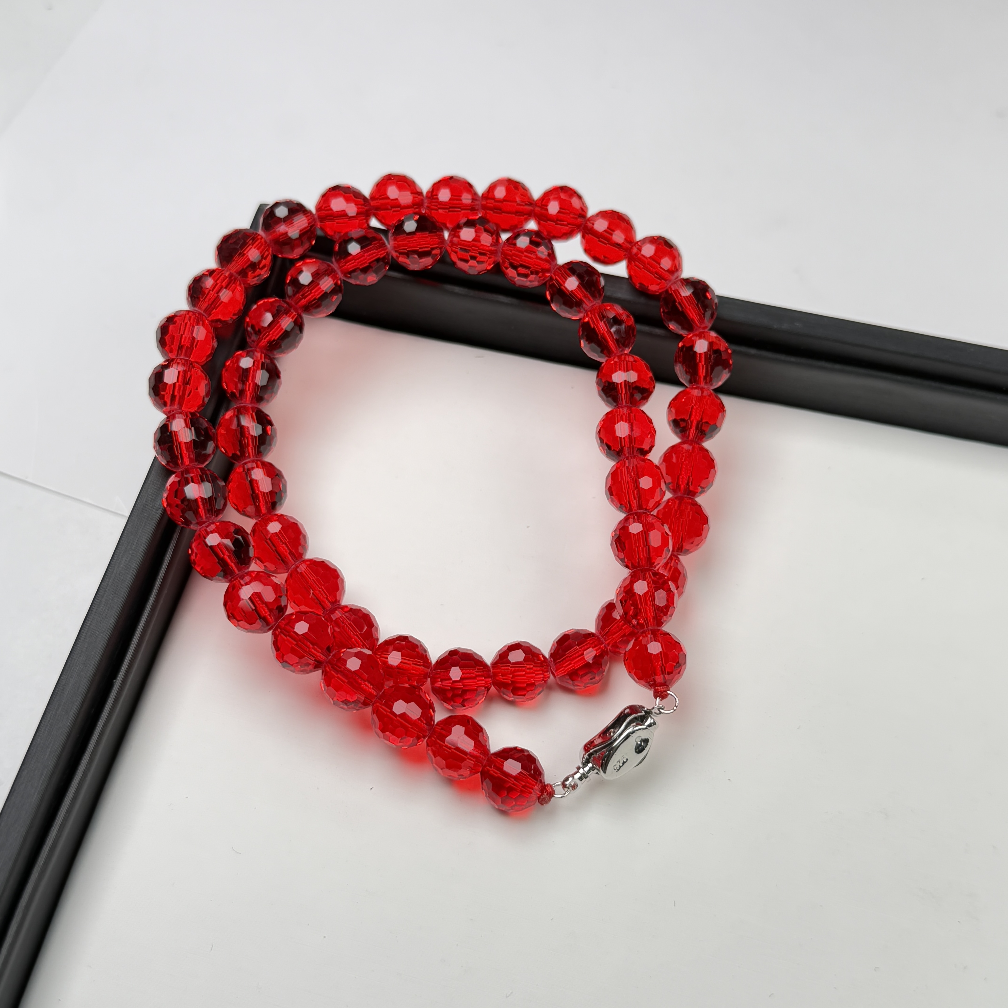 『高端*时尚』F-8899时尚首饰项链10mm多样性发其一K499