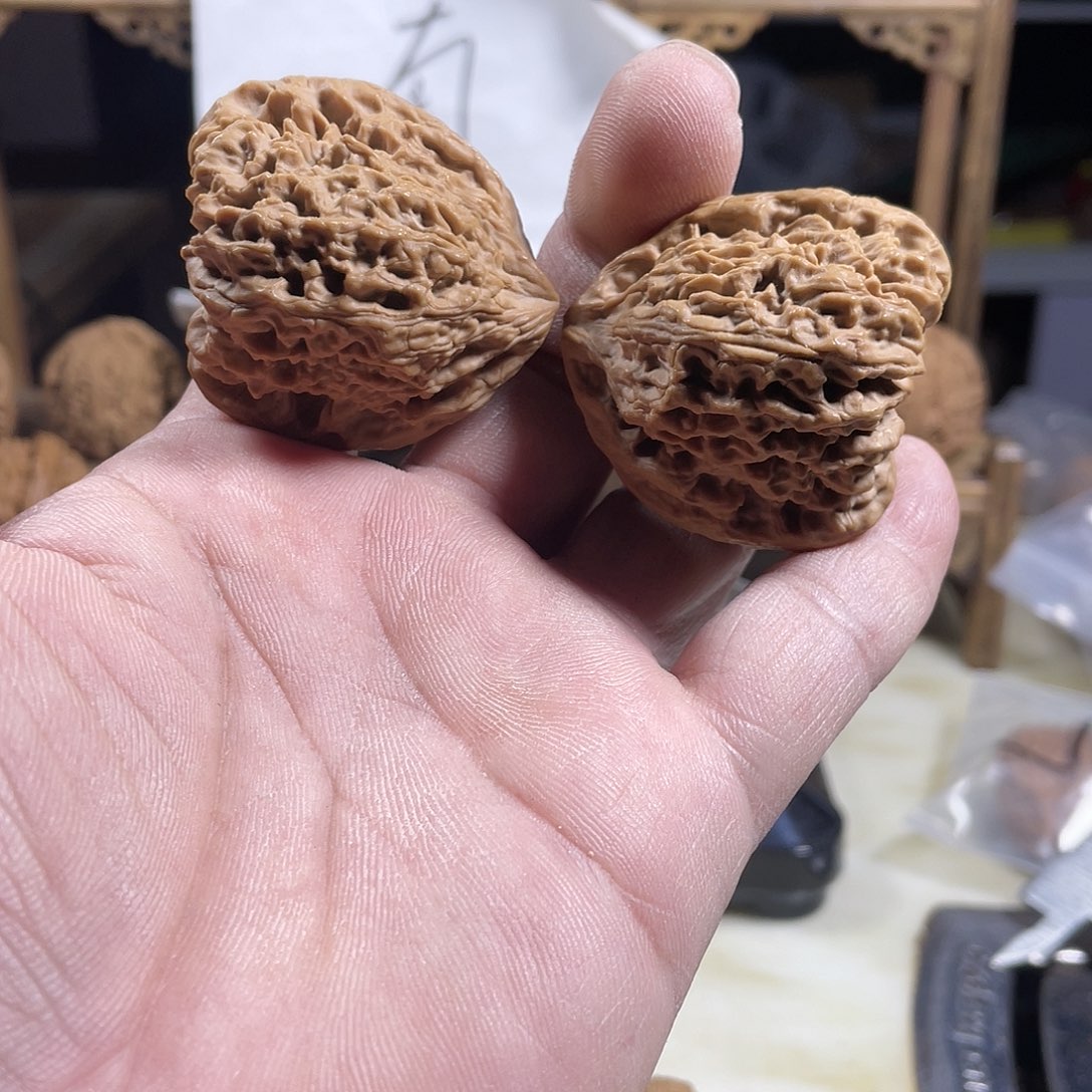 桃核吊坠w*文玩核桃南将石