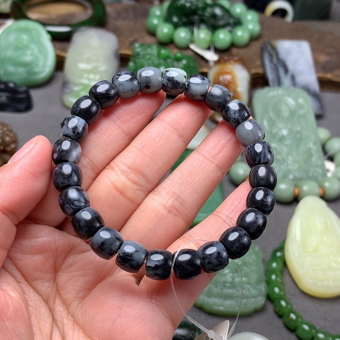 和田玉手串未镶嵌