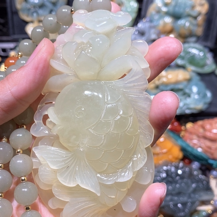 岫玉毛衣链未镶嵌