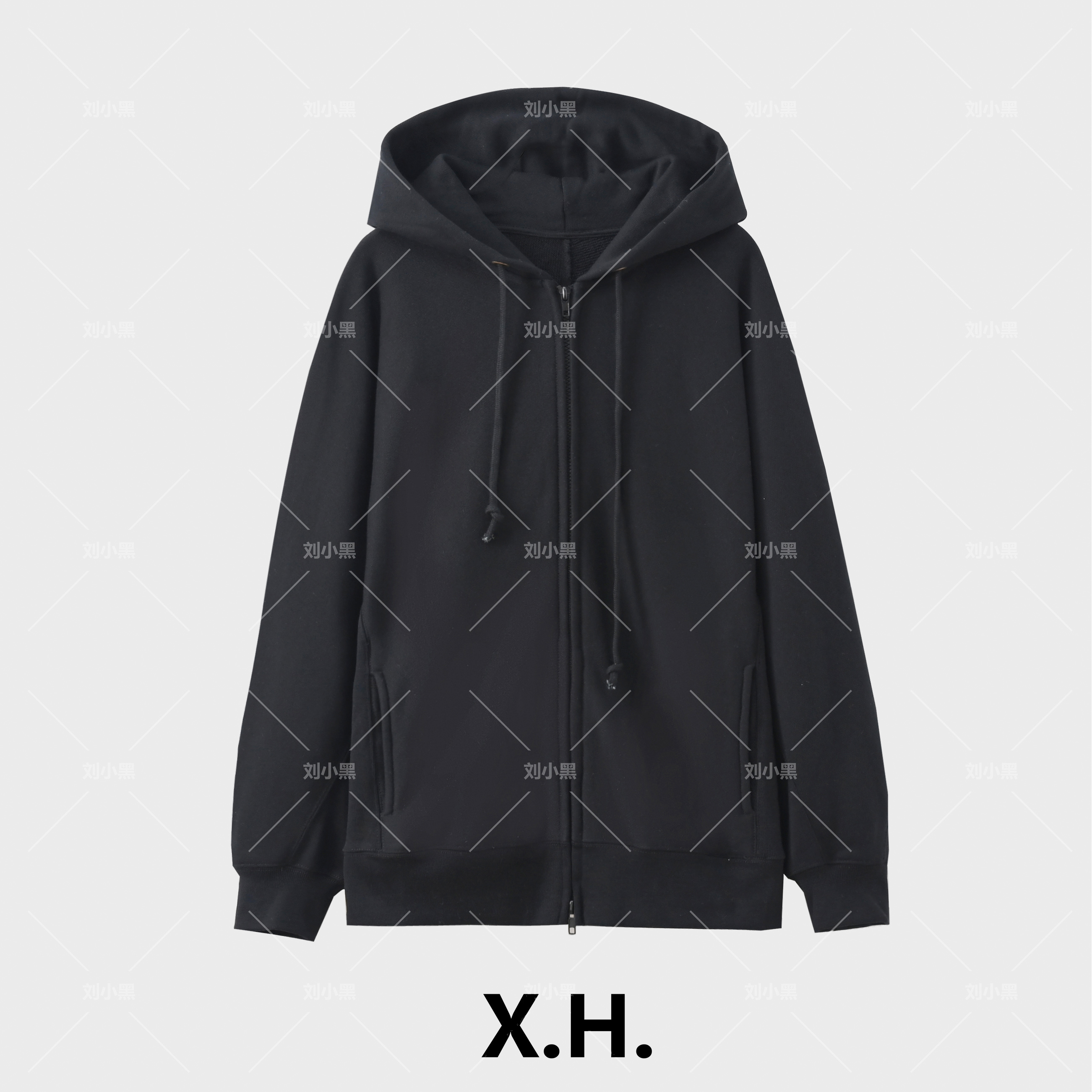 （清）舒适度拉满秋季毛圈宽松版型拉链卫衣外套