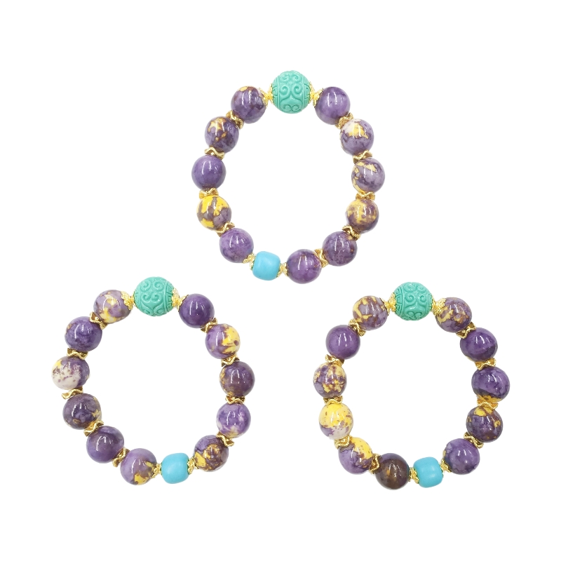 绝明紫玛瑙手串(多样性发一件) A43-60