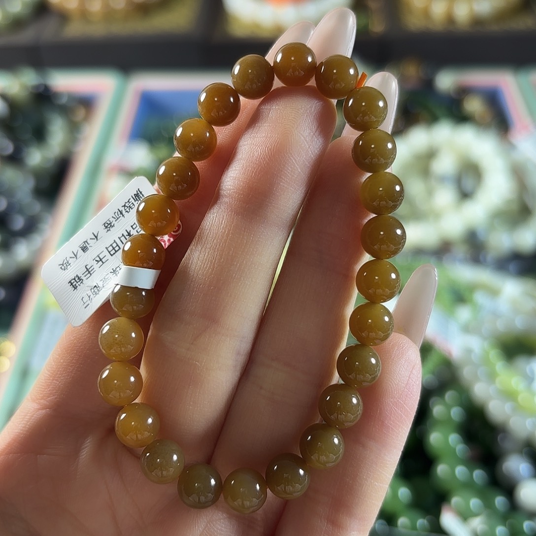 和田玉未镶嵌手链37