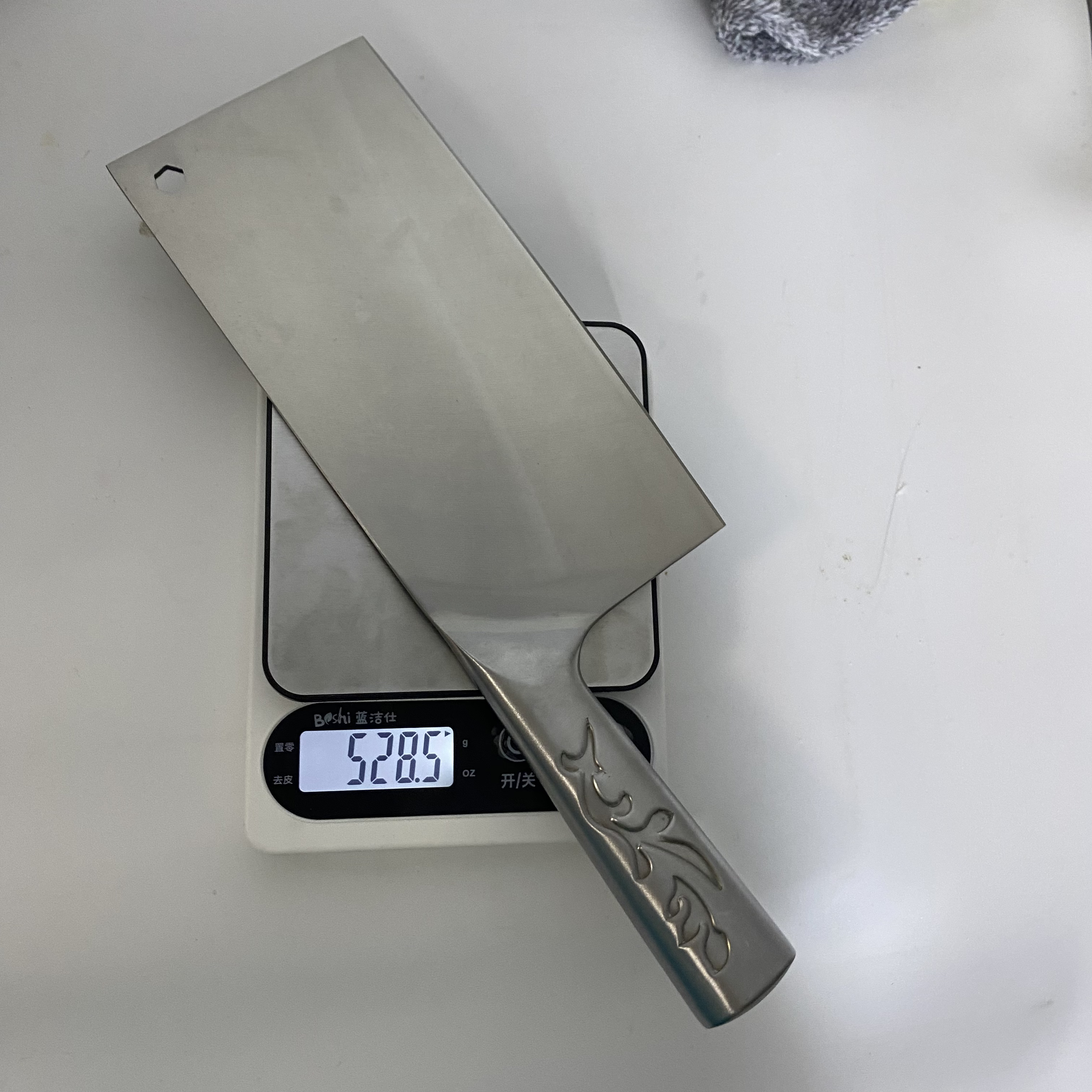 钢柄4铬14家用锋利砍切两用鸡鸭鹅排骨