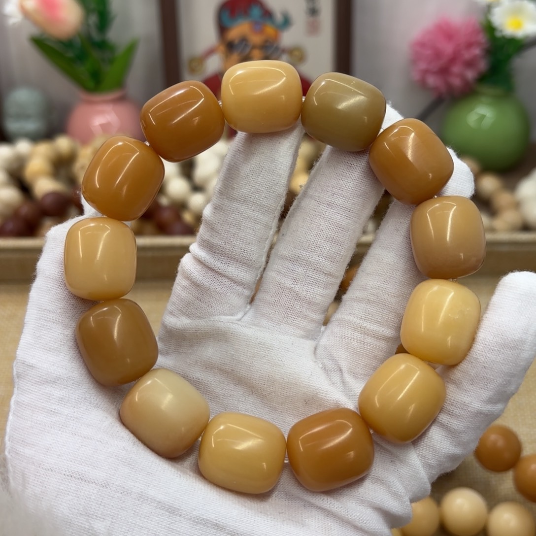 菩提根/象牙果吊坠20干磨瑕疵落地果年糕063