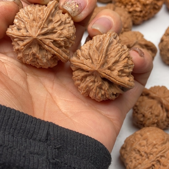 文玩核桃把件容***手三棱