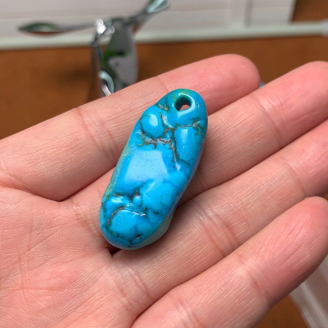 绿松石珠宝奇石未镶嵌不***.