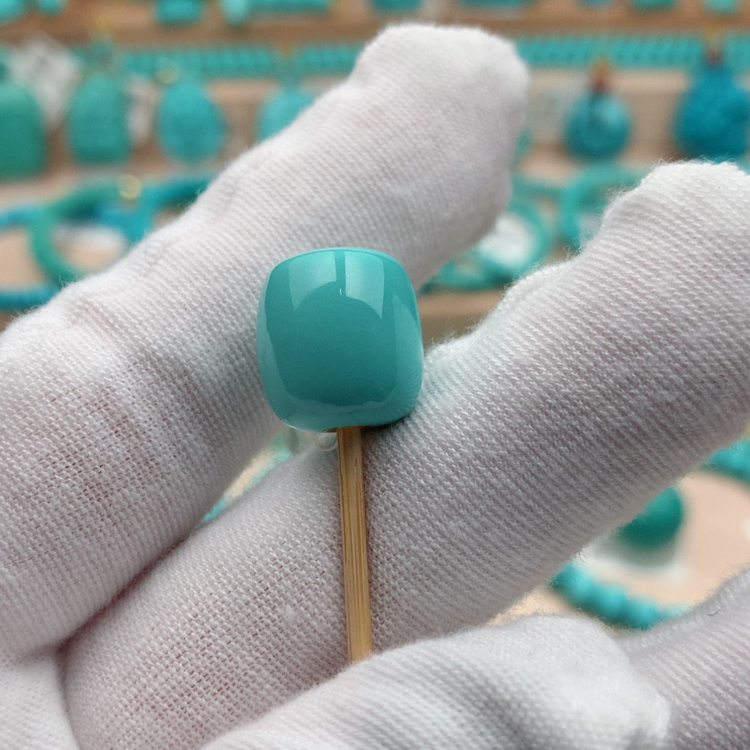 绿松石未镶嵌珠宝奇石12.5mm