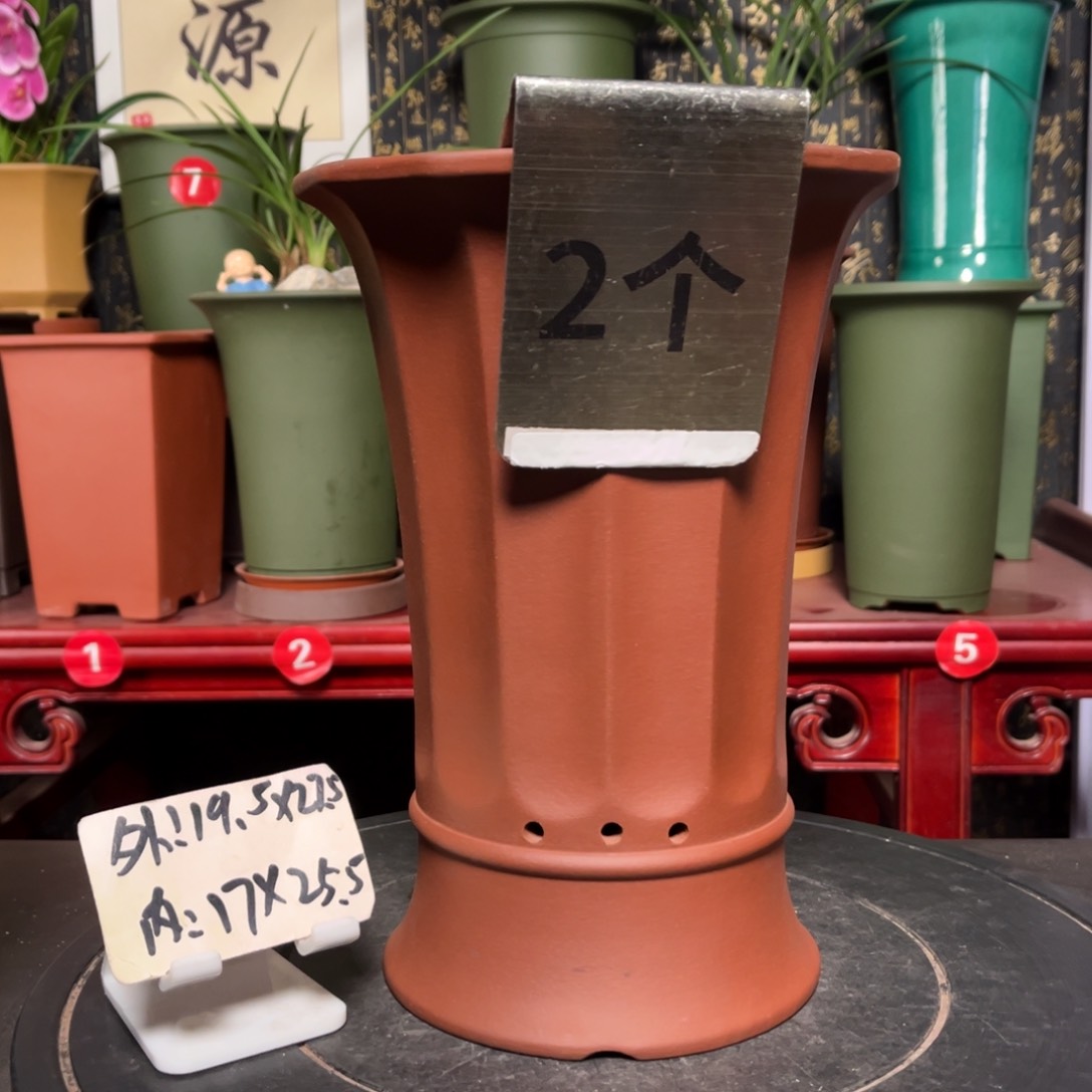 紫砂花盆紫砂花盆