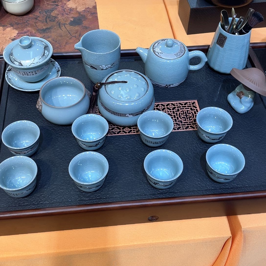 瓷片茶具茶具茶具茶具不带茶盘