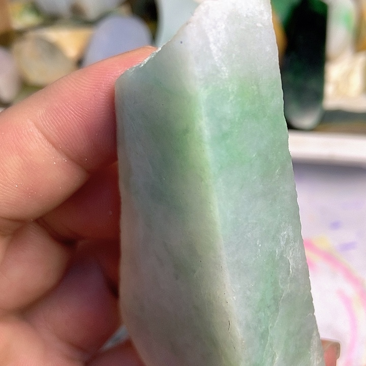 翡翠散珠天然翡翠A货挂件