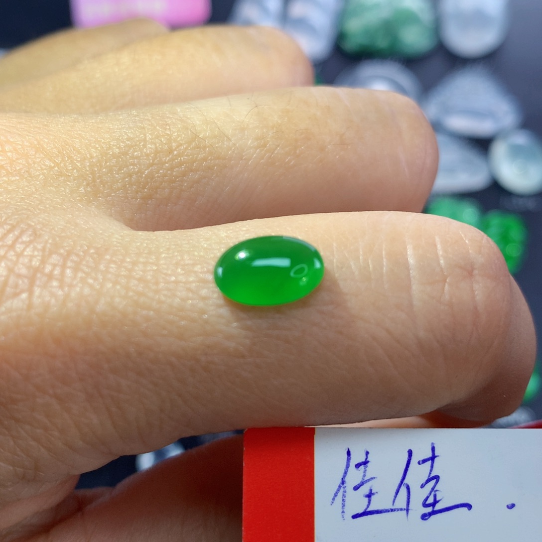 翡翠颈饰未镶嵌纯天然缅甸A货翡翠