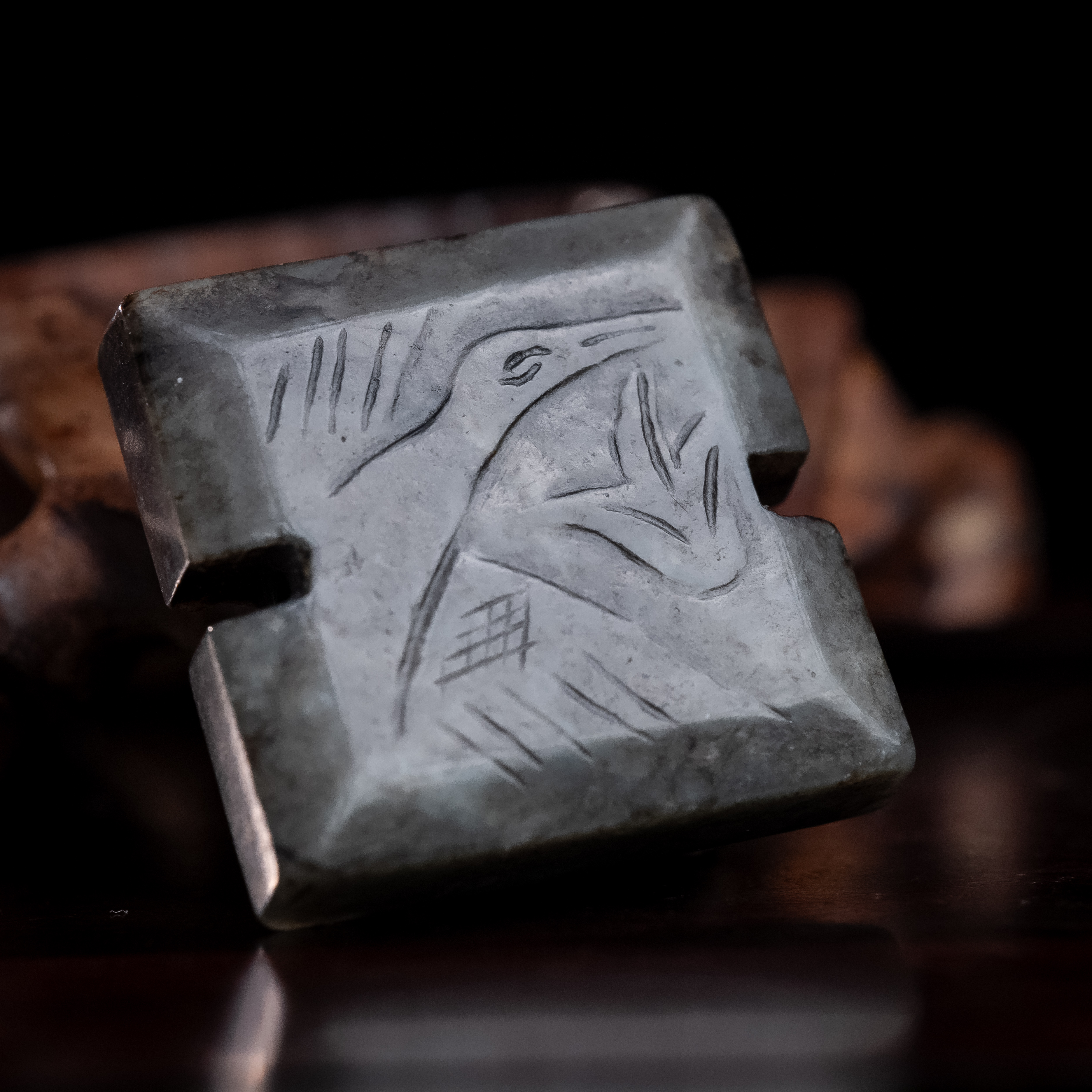 明代和田玉工字佩-CS