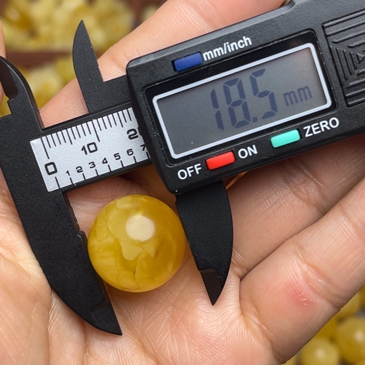 蜜蜡未镶嵌珠宝奇石天然蜜蜡散珠微瑕一粒177