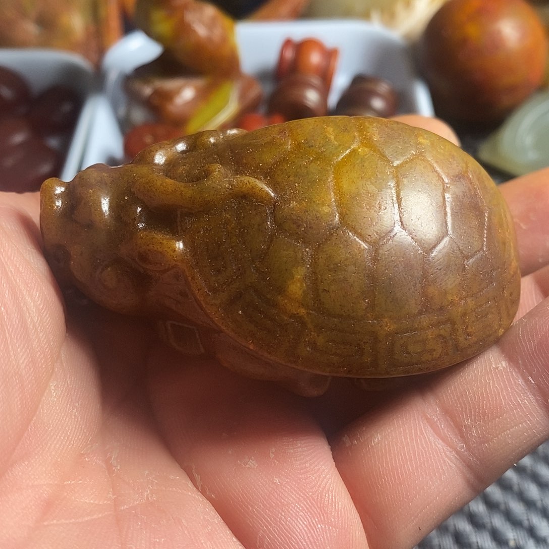 蛇纹石玉合金颈饰