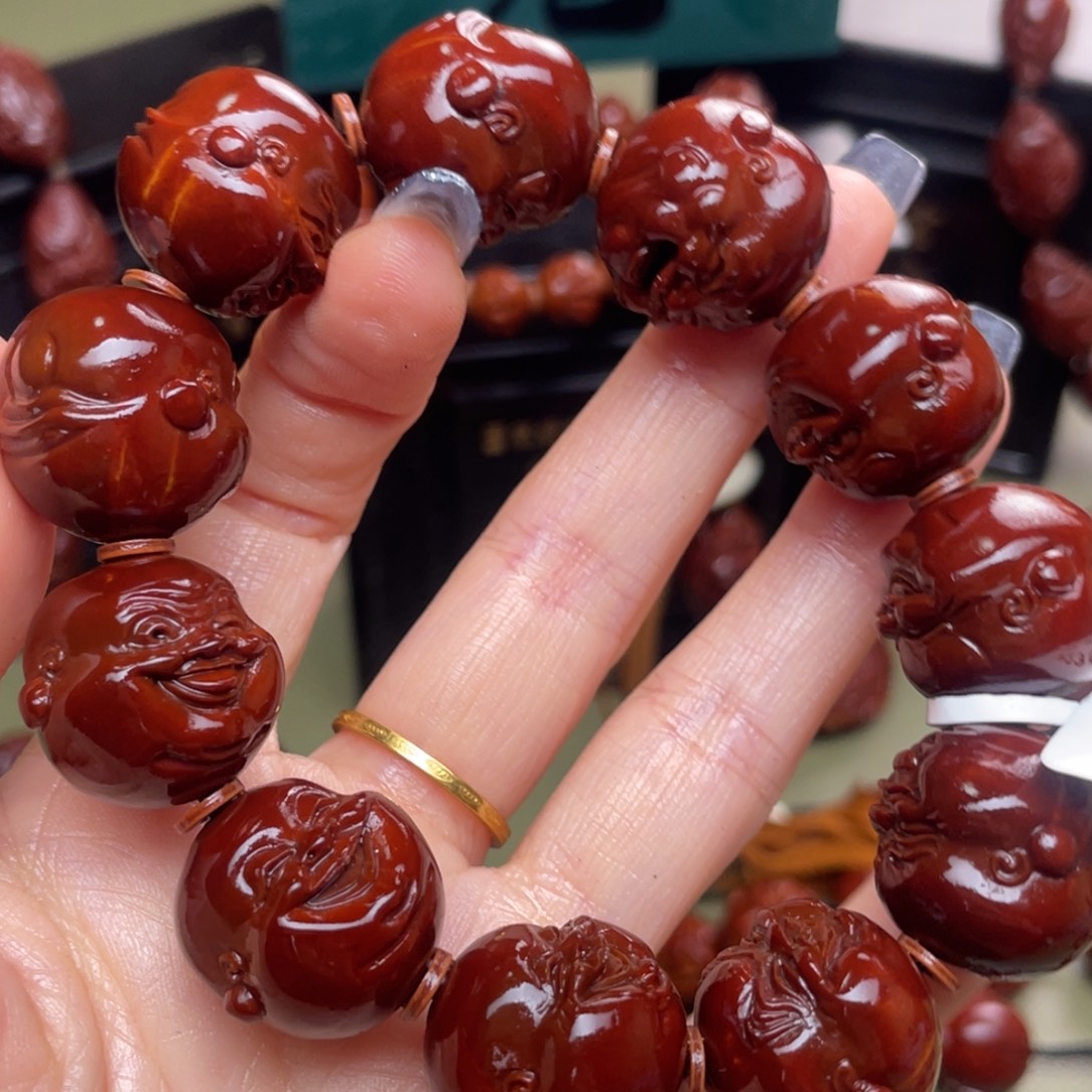 古***白手串/手链橄榄核百态