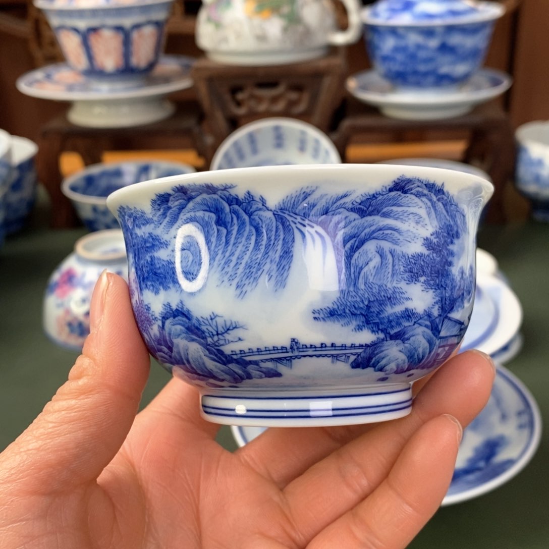 杯景德镇陶瓷手工手绘