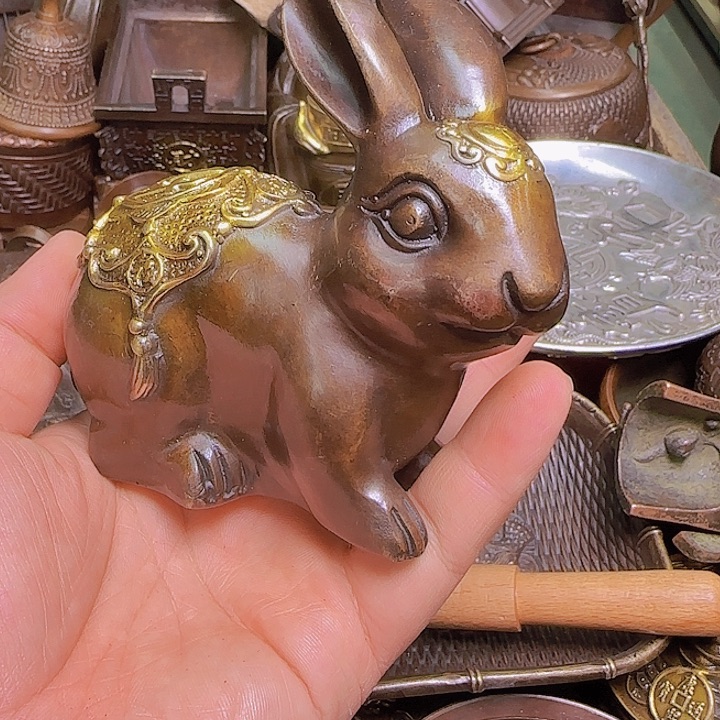 铜器办公室茶室摆件