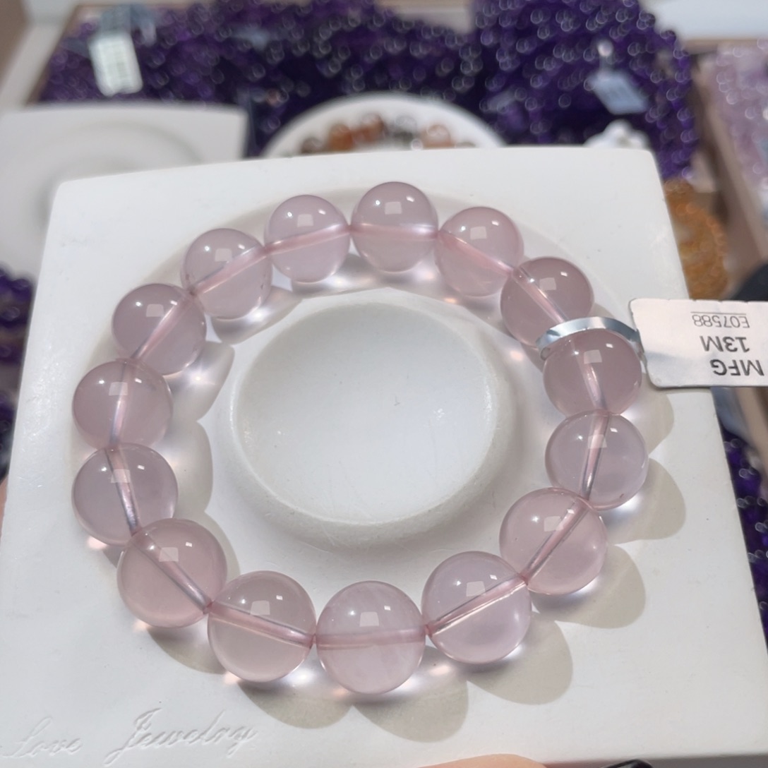 未镶嵌手串水晶星光粉13m