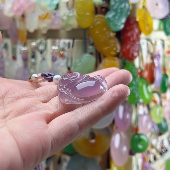 随***）玛瑙/玉髓未镶嵌颈饰