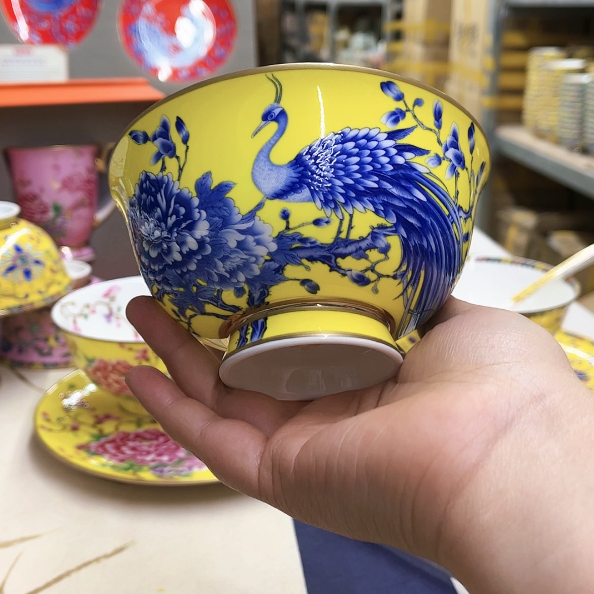 【闪购商品】骨瓷5英寸6青花。。。。。。