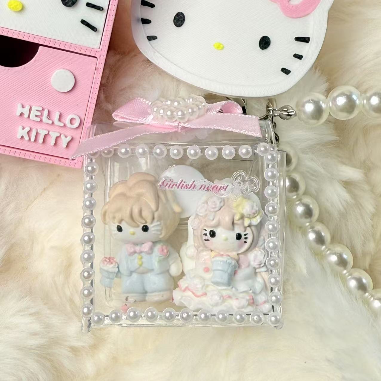 【预售】独家原创新娘新郎kitty小鼻嘎捏捏 默认微瑕 7-15天发货