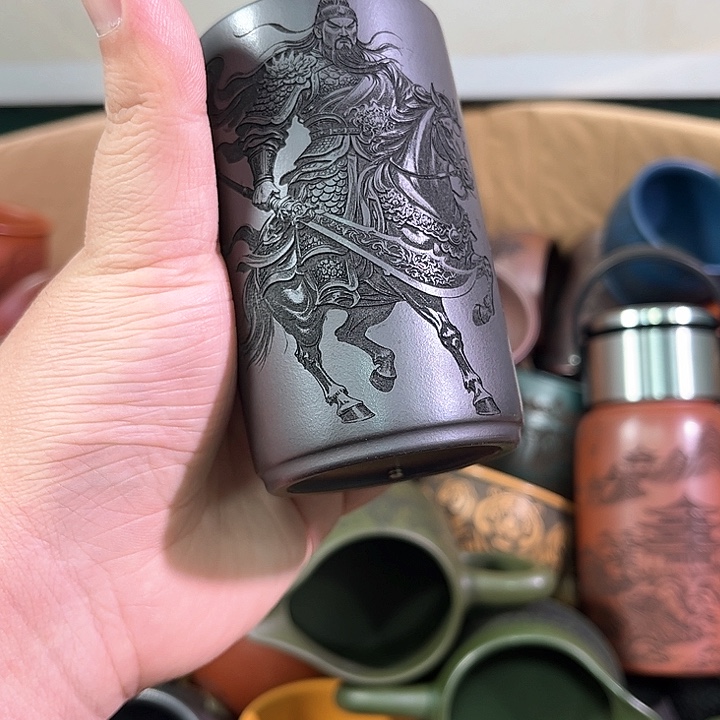 茶杯紫砂全手工紫砂主人杯