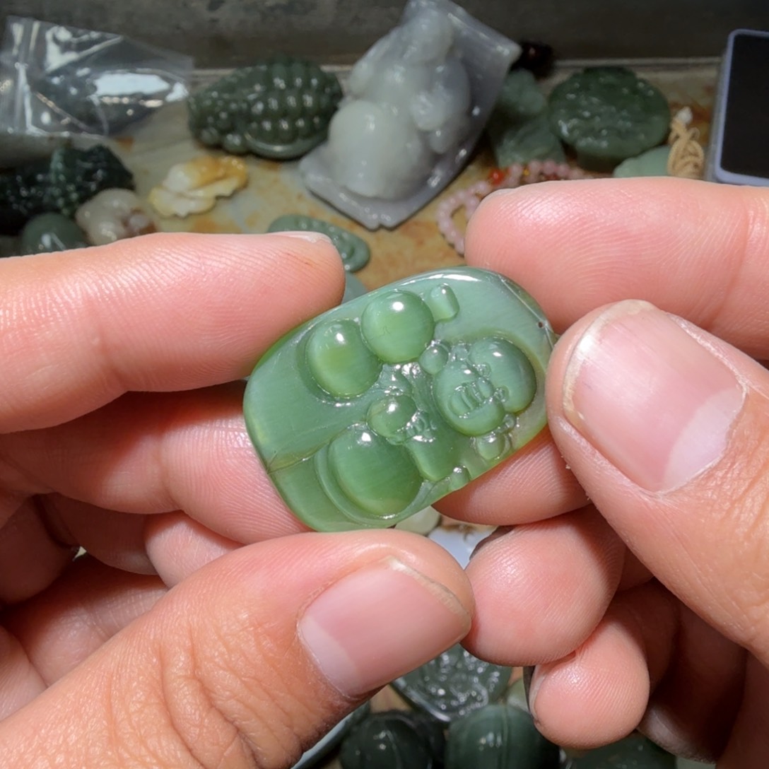 和田玉挂件未镶嵌