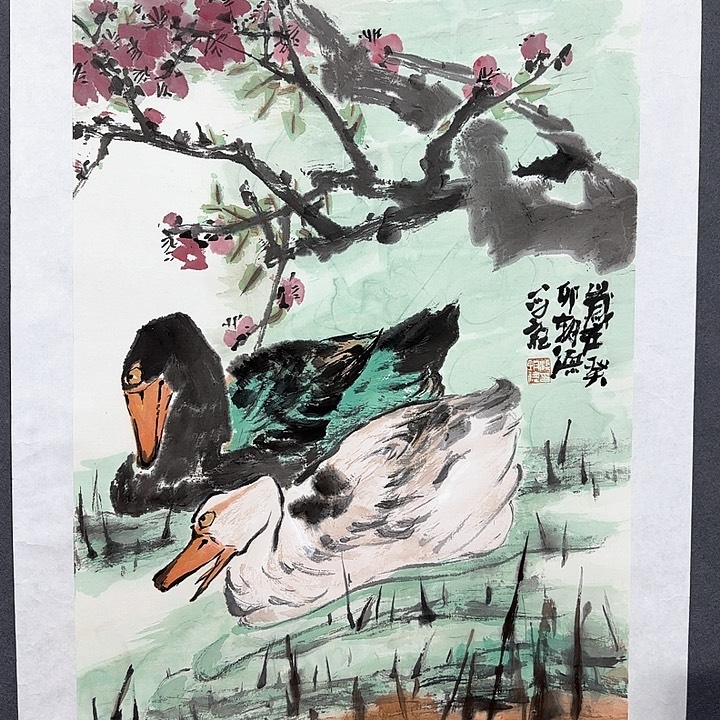 国画某*某梁老师花鸟作品