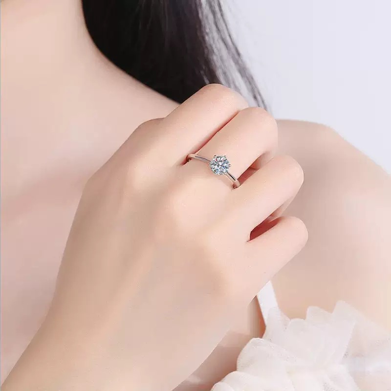 【卡拉斯】2.0CT周家皇冠六爪女戒
