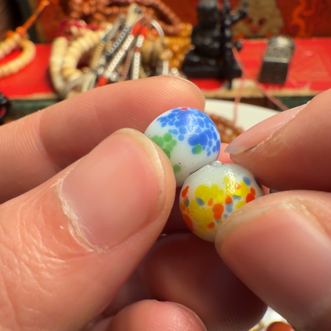 贝壳手串/手链点彩琉璃