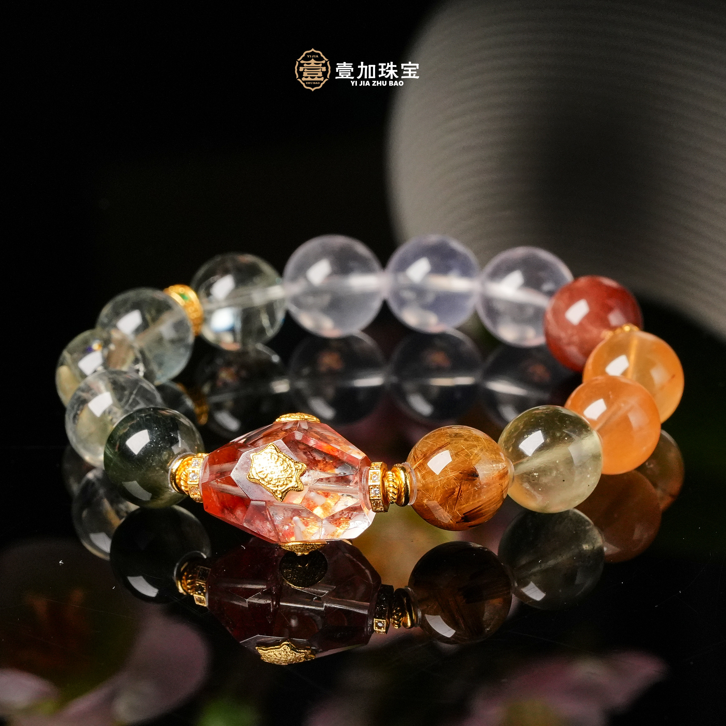壹加师姐|虎马狗三HE健K财会来护护水晶多宝手串多样性发一7735n