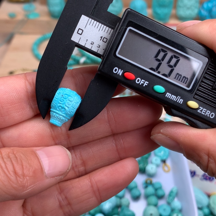 【闪购商品】绿松石回文三通未镶嵌