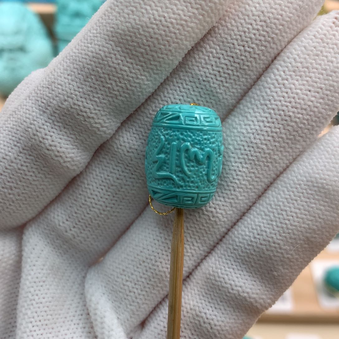 绿松石珠宝玉石未镶嵌