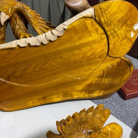 金丝楠泡盘的摆件