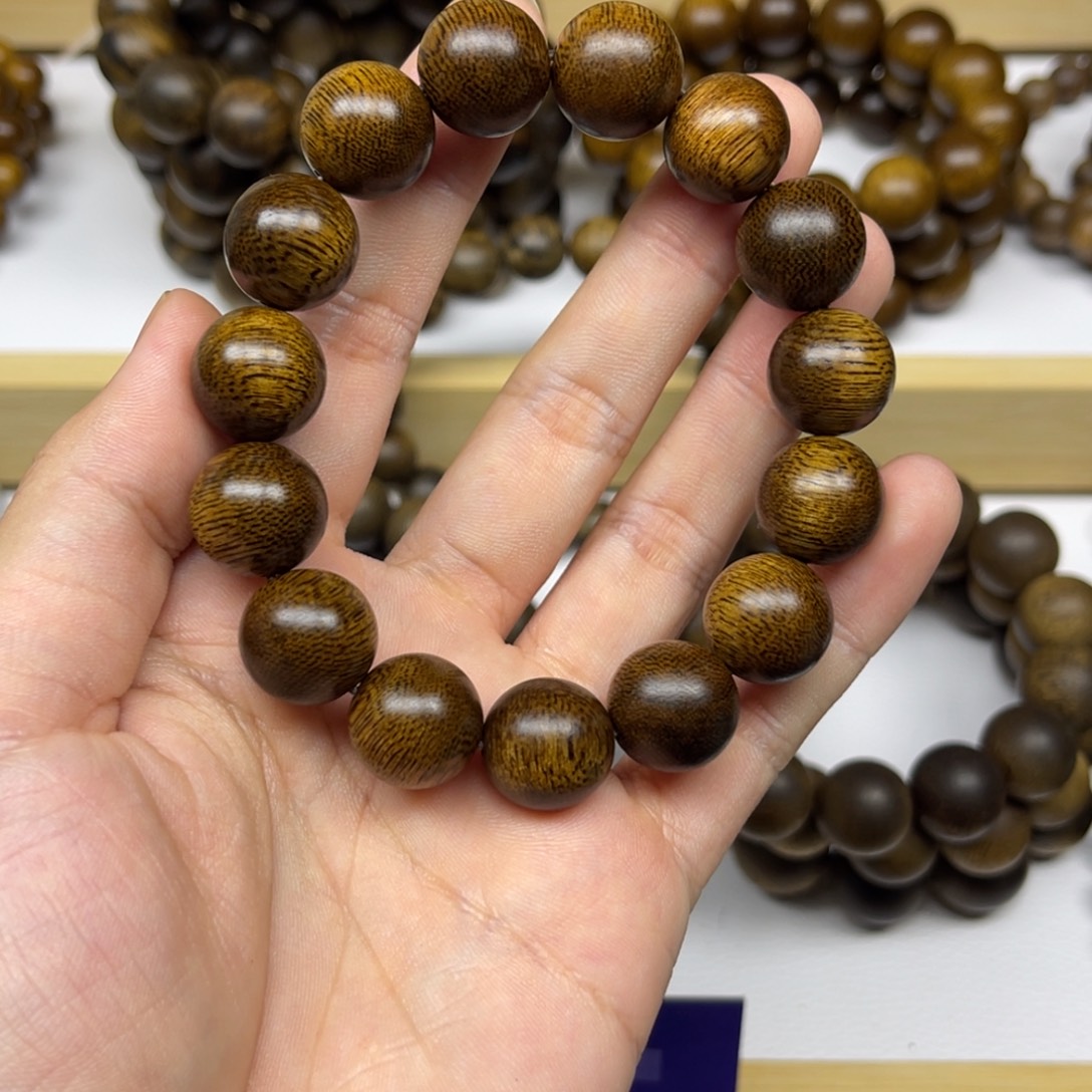 天***聊手串沉香越南富森红土1.4