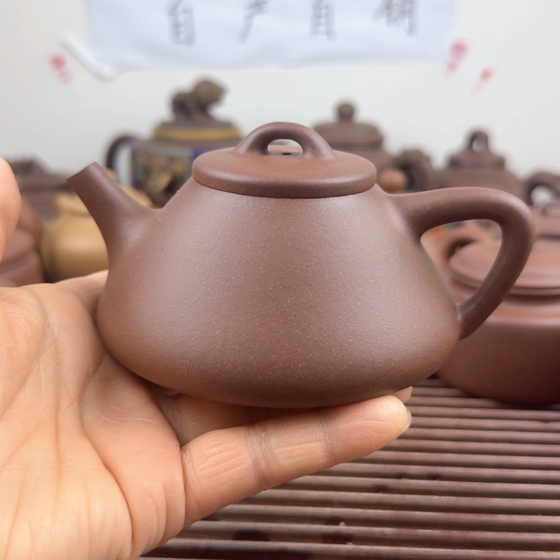 紫砂茶壶200cc子冶石瓢嫩底槽清