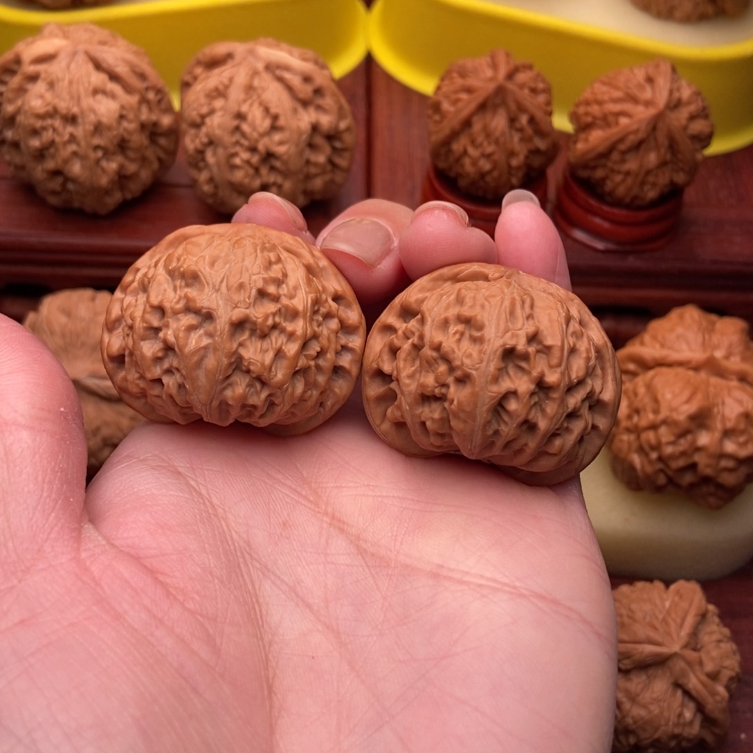 桃核把件Q宫灯狮子头38