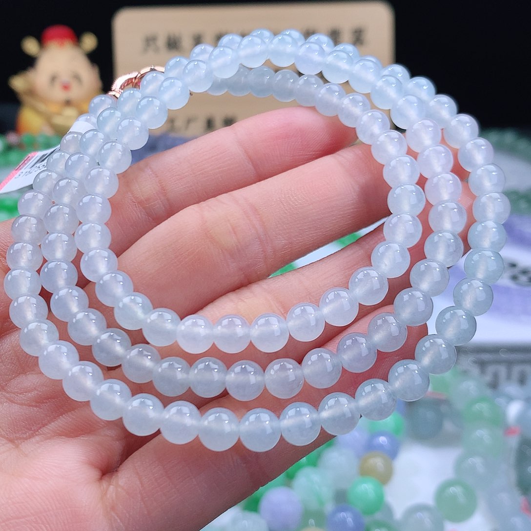 翡翠手链未镶嵌卡6