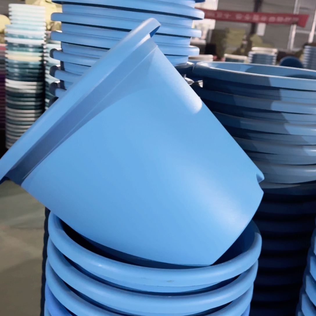 树脂四季盆6#无拖海蓝色7